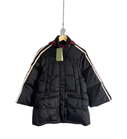 Gucci Black Logo Puffer Jacket