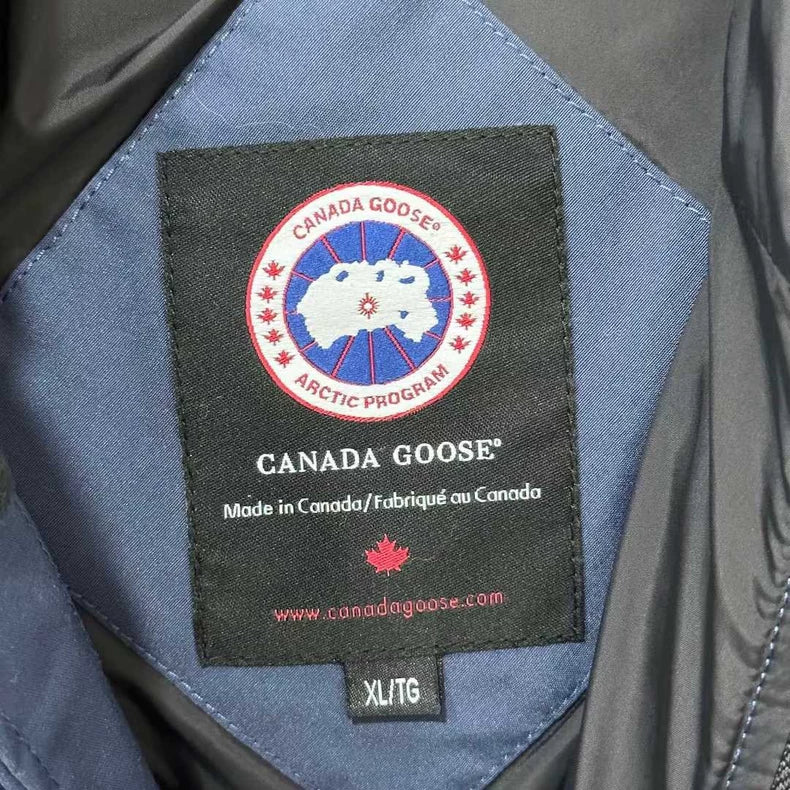 Canada Goose Blue Fur Collar Down Jacket