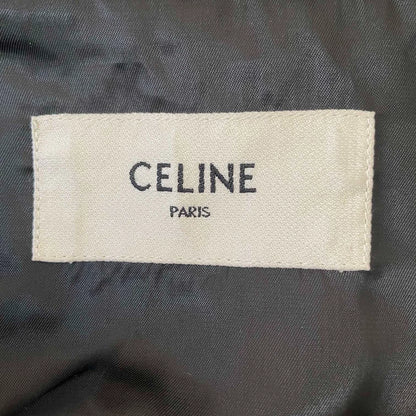 Celine Black and White Checkered Windbreaker
