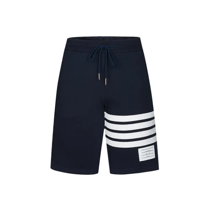 Thom Browne Classic Stripe Navy Cycling Shorts