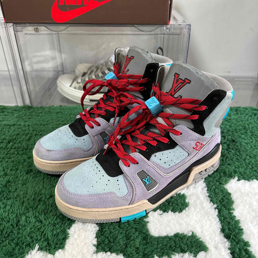 Louis Vuitton Retro Classic Logo High-Top Sneakers 0079