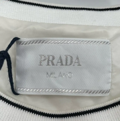 Prada Summer Men's White Cotton T-Shirt