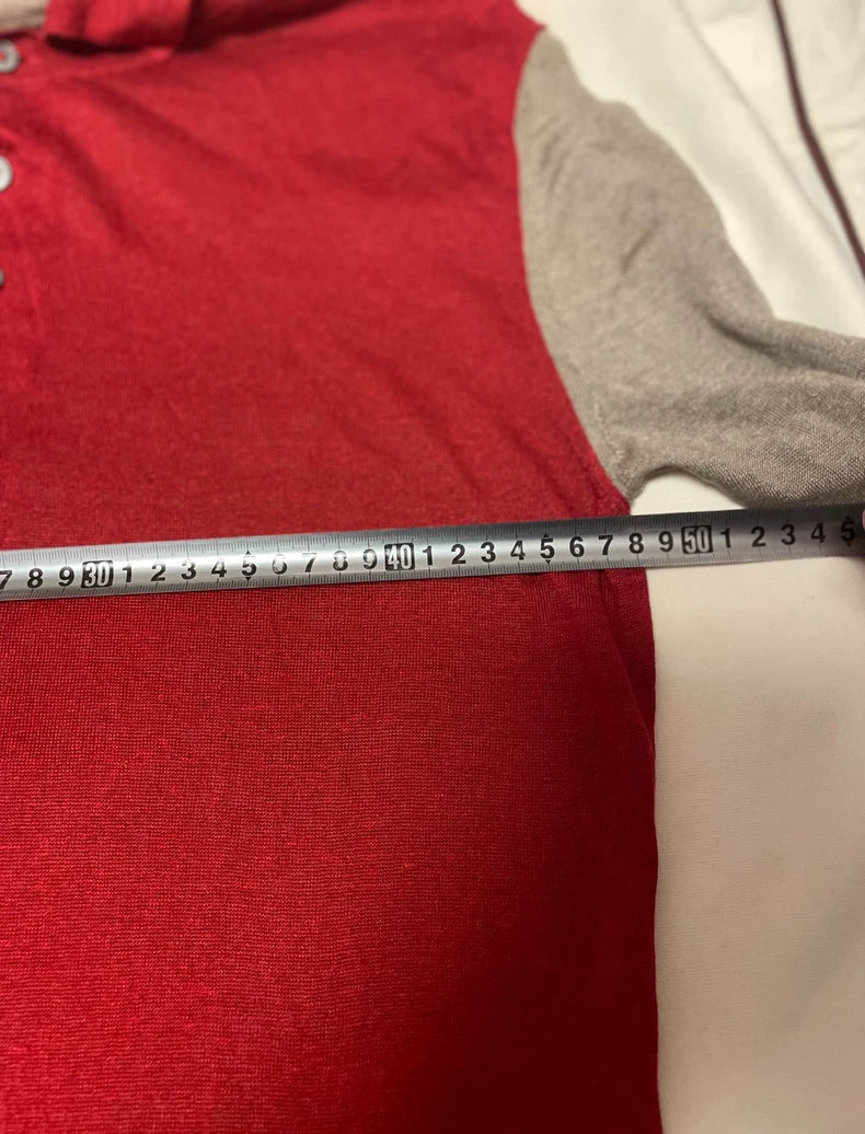 Hermes Knit Polo Shirt in Red