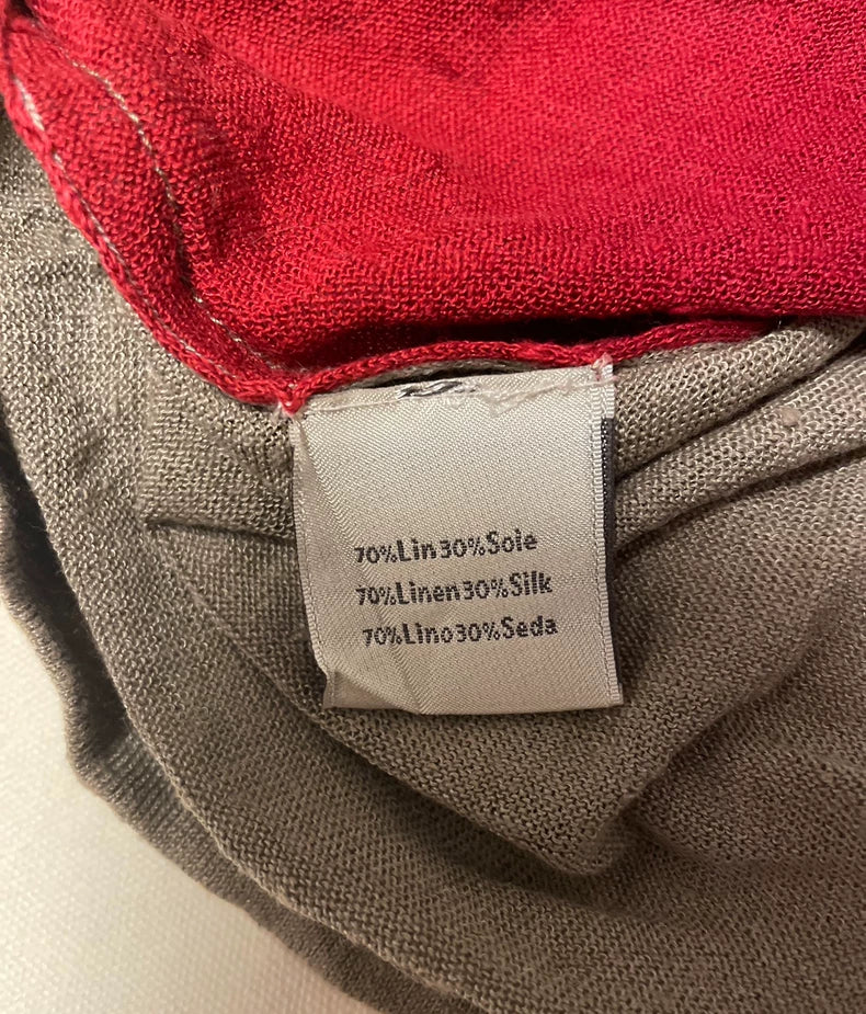 Hermes Knit Polo Shirt in Red