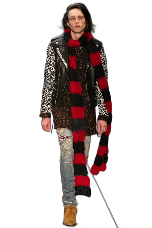 Saint Laurent SLP Sumi-ink Leather Jacket