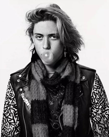 Saint Laurent SLP Sumi-ink Leather Jacket