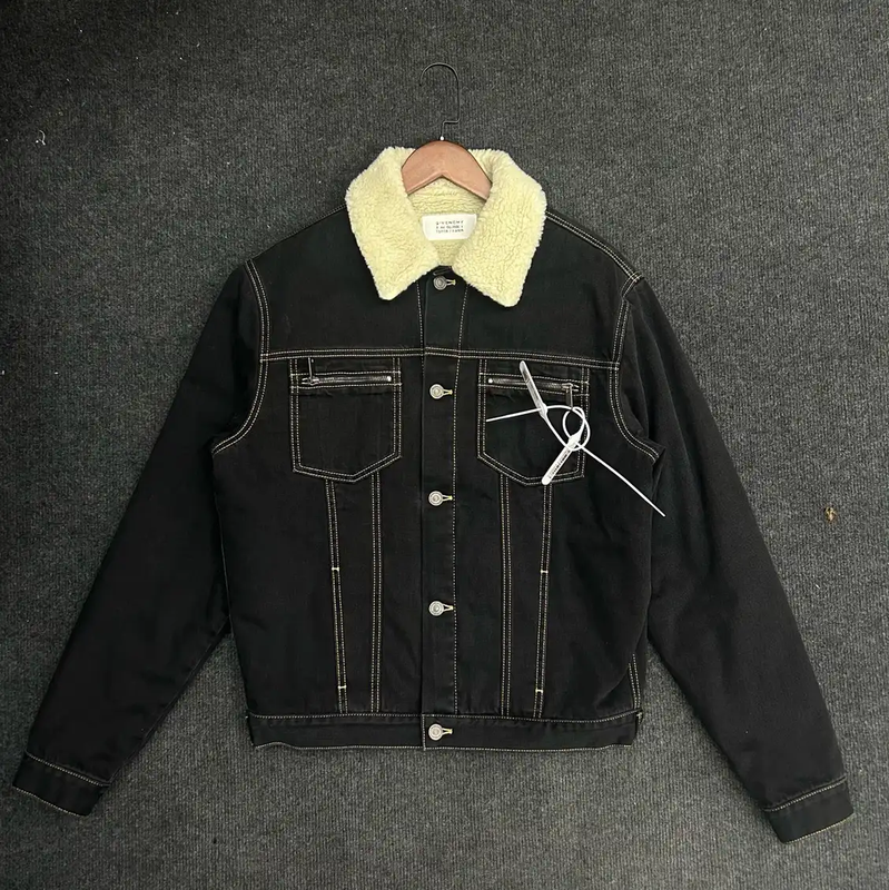 Givenchy Black Cotton Embroidered Jacket 0089