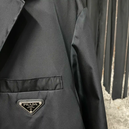 Prada Black Long Sleeve Coat for Men