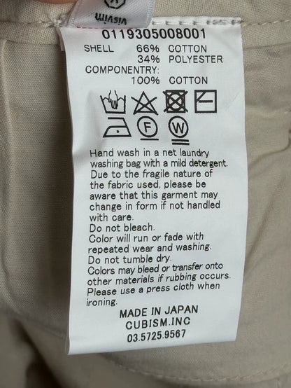 Visvim High Water Chino Pants in Khaki