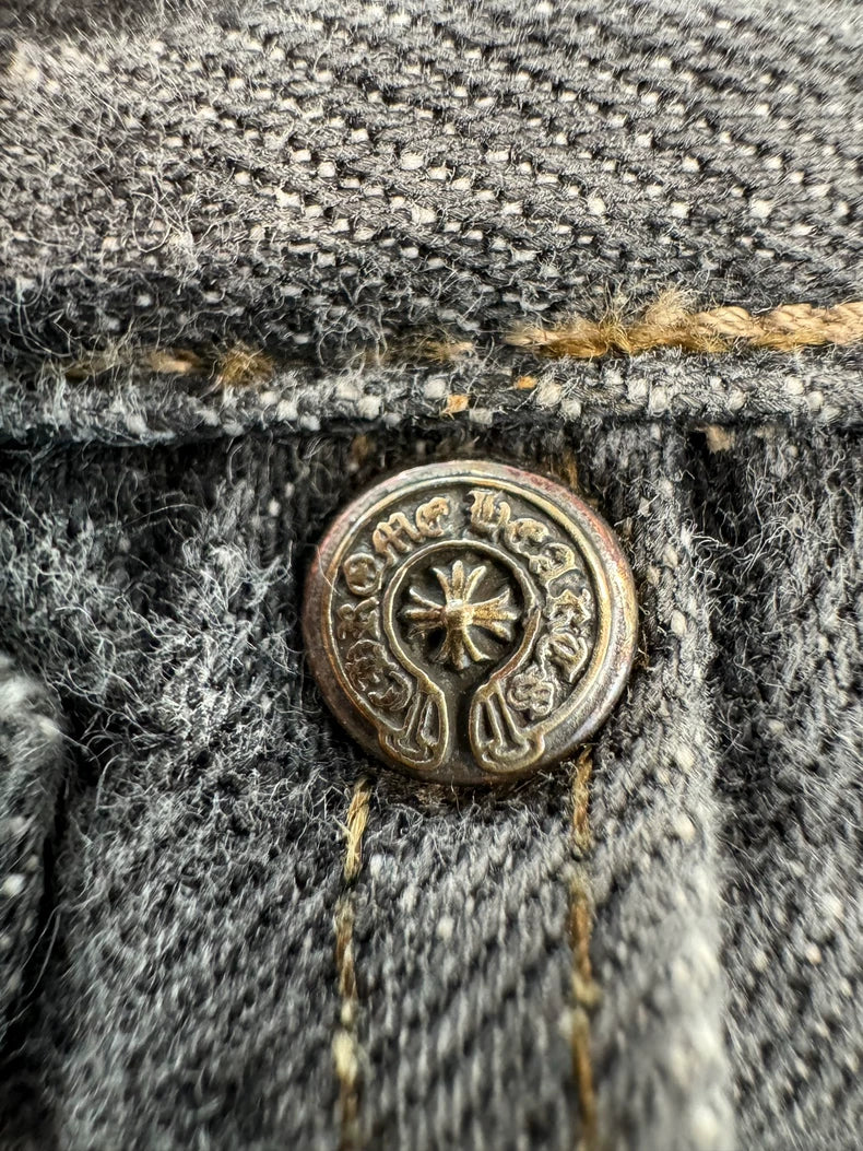 Chrome Hearts Black Grey 501 Jeans-yf