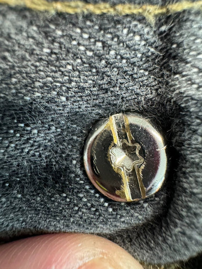 Chrome Hearts Black Grey 501 Jeans-yf