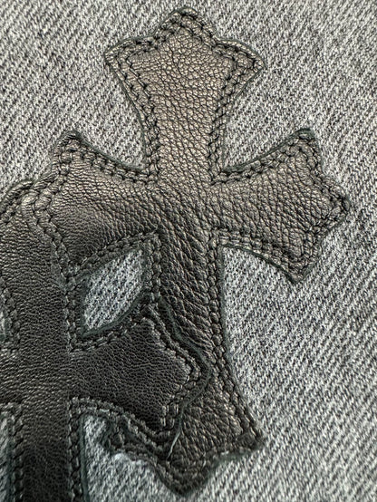 Chrome Hearts Black Grey 501 Jeans-yf