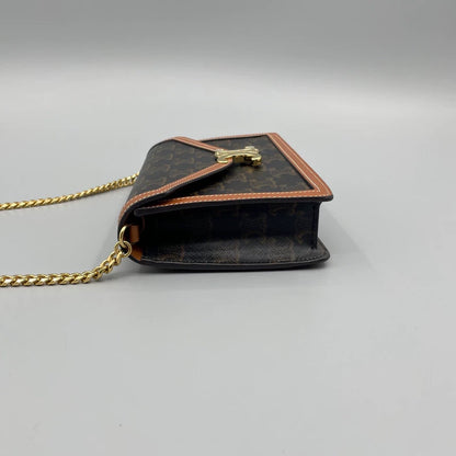 Celine Chain Crossbody Bag with Ticket