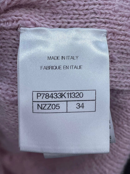 CHANEL 24K Knit Cardigan in Pink and Black