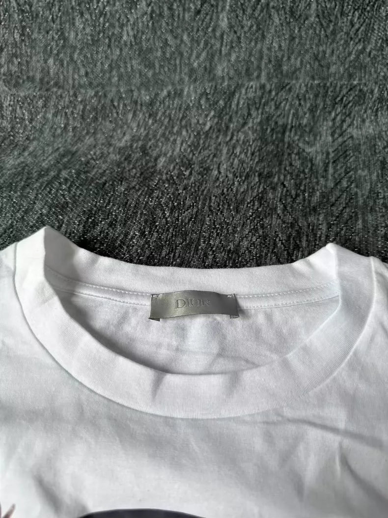 Dior Short Sleeve White T-Shirt