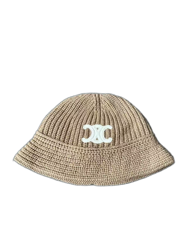 Celine Brown Cashmere Fisherman Hat