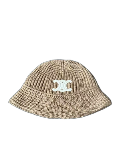 Celine Brown Cashmere Fisherman Hat