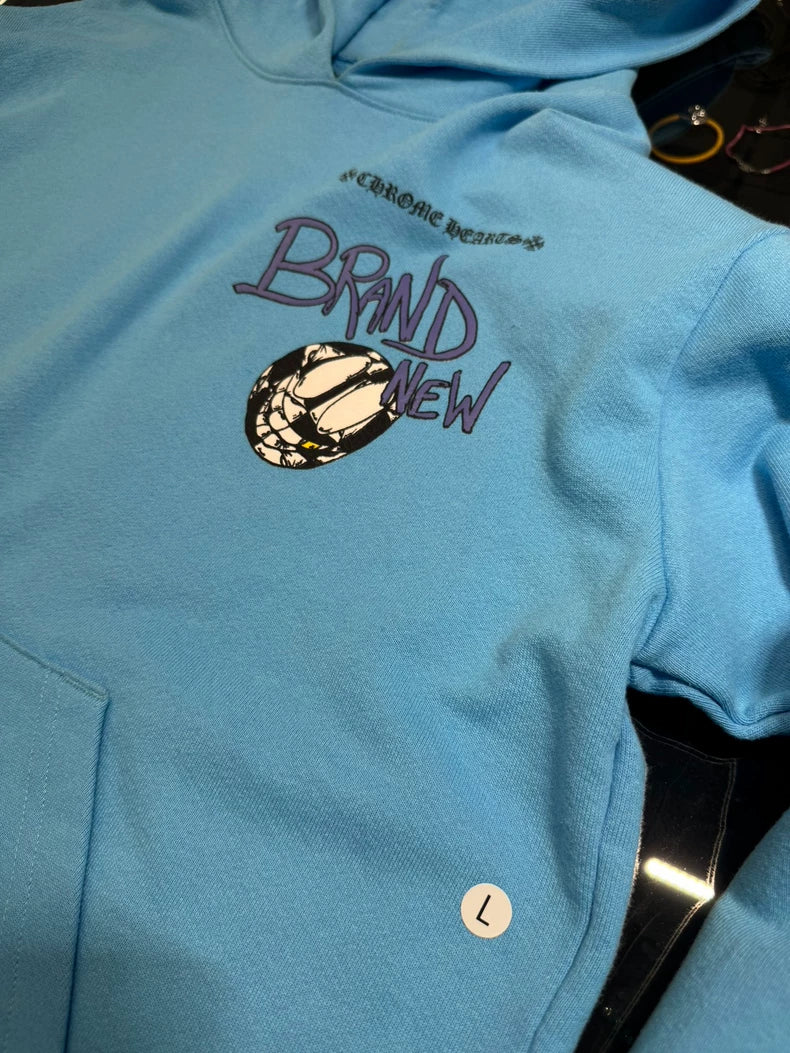 Chrome Hearts Blue Matty Boy Hoodie-yf