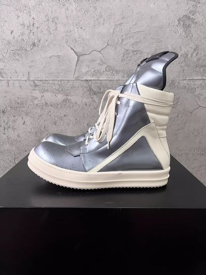 Rick Owens Metallic Triangle Sneakers-yf