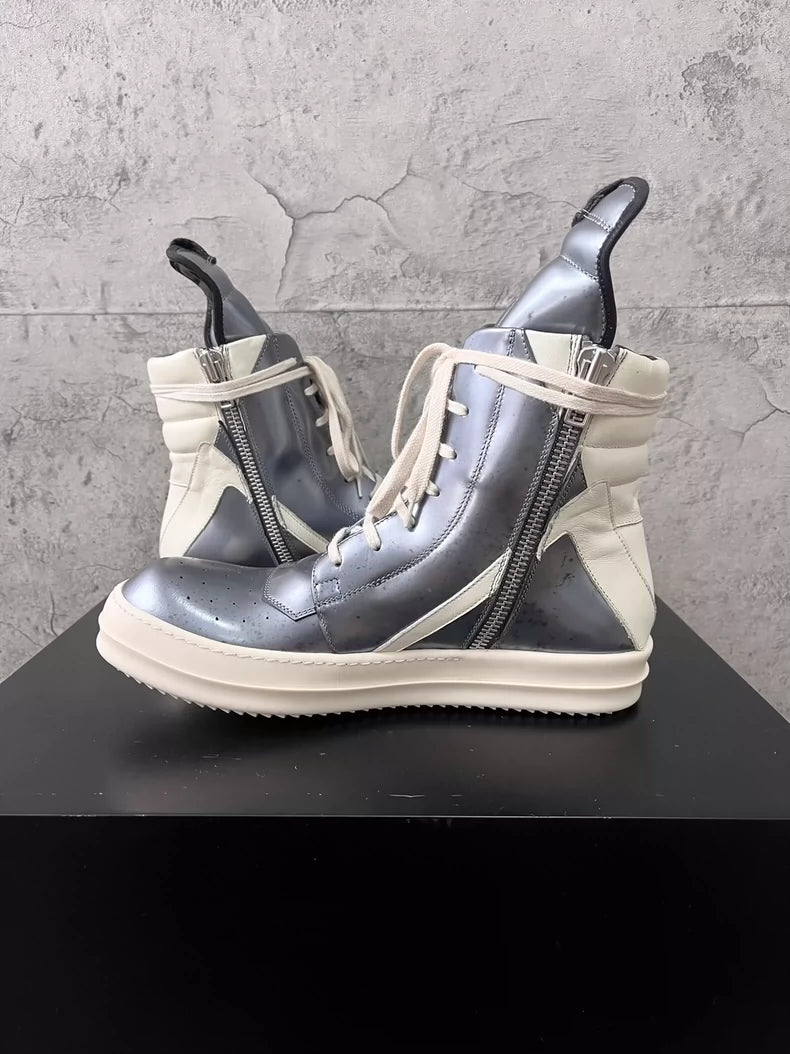 Rick Owens Metallic Triangle Sneakers-yf