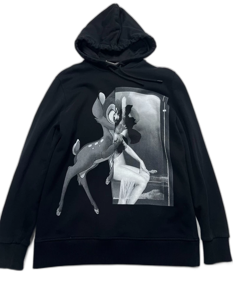 Givenchy Black Hoodie with Graphic Design