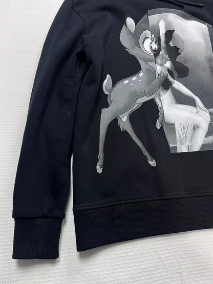 Givenchy Black Hoodie with Graphic Design