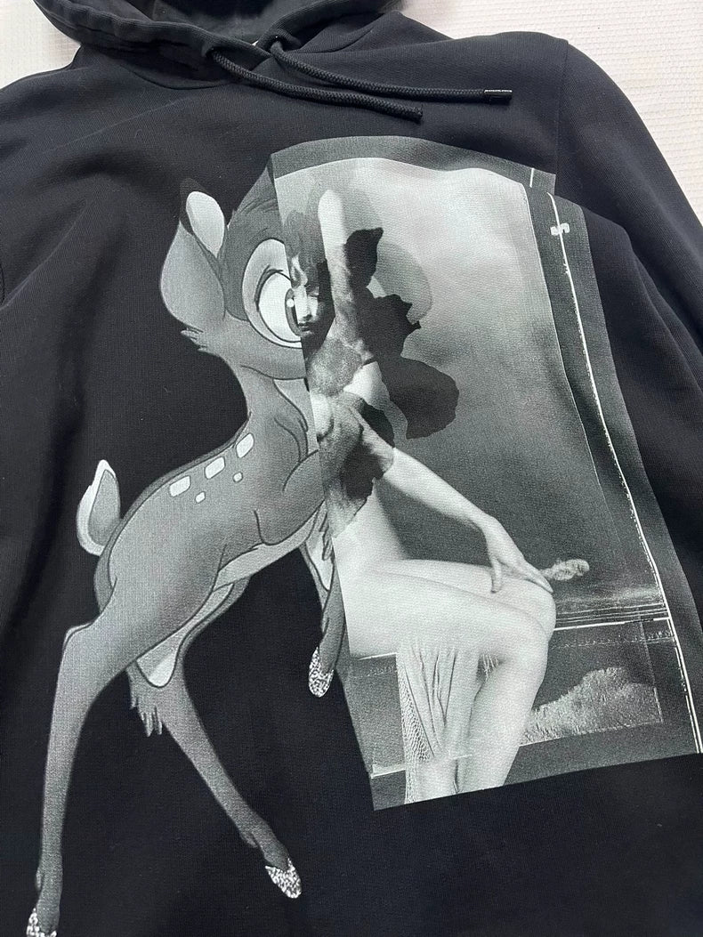 Givenchy Black Hoodie with Graphic Design