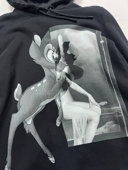 Givenchy Black Hoodie with Graphic Design