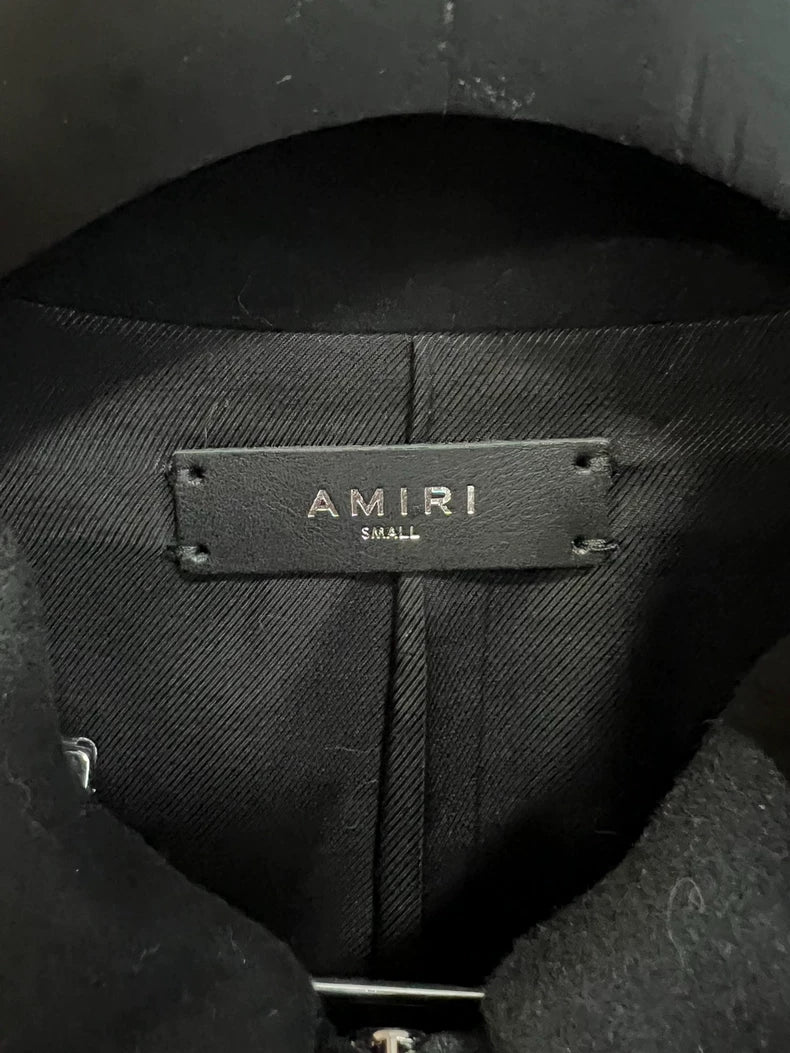 Amiri Wool Fannel Blouson Jacket