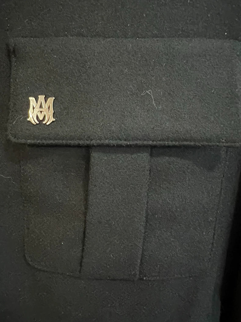 Amiri Wool Fannel Blouson Jacket