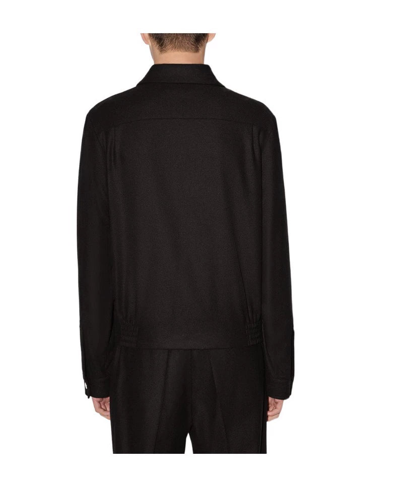 Amiri Wool Fannel Blouson Jacket