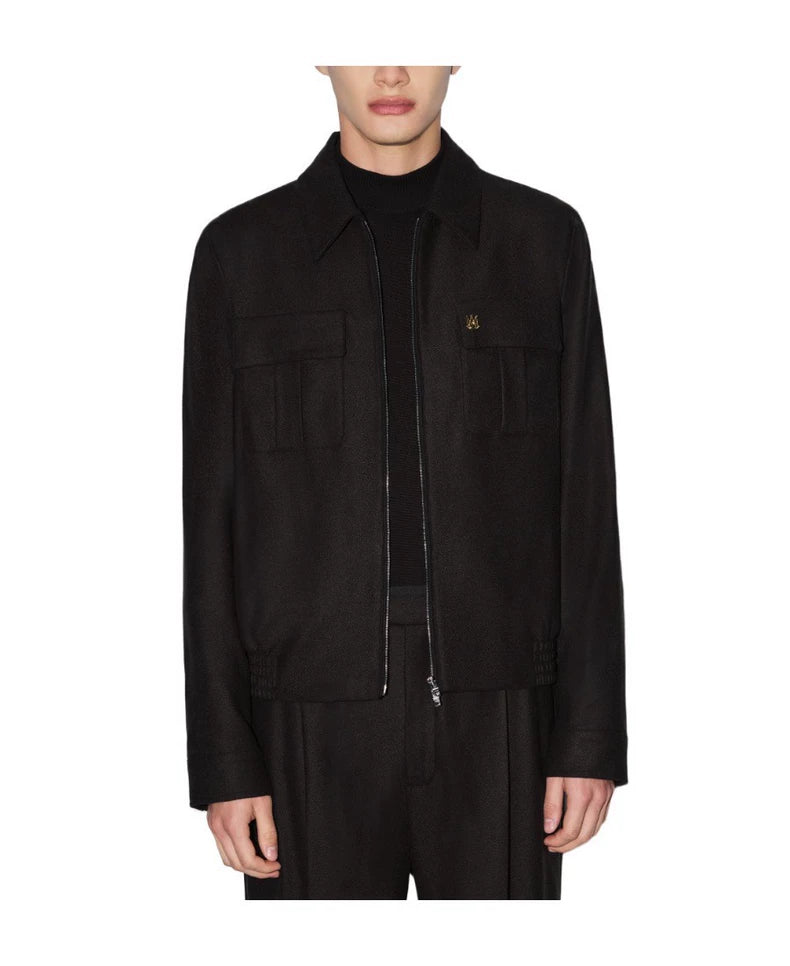 Amiri Wool Fannel Blouson Jacket