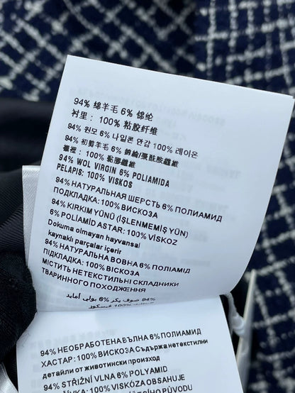 miumiu Blue White Short Sleeve Top