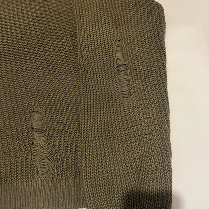 Kapital Short Knit Sweater in Brown