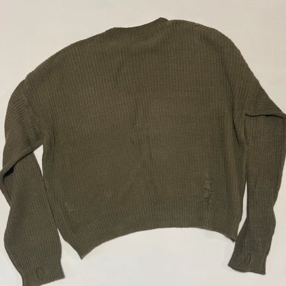 Kapital Short Knit Sweater in Brown