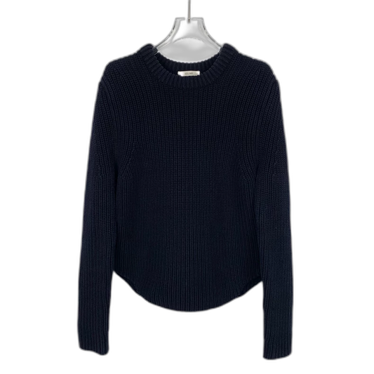 Celine Navy Blue Long Sleeve Knit Sweater