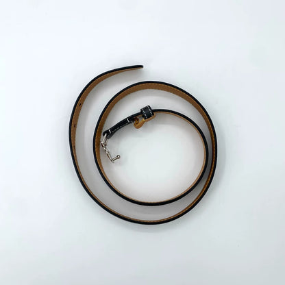 Loewe Black Logo Metal Belt