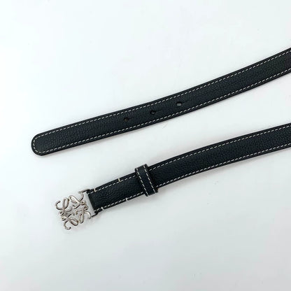 Loewe Black Logo Metal Belt
