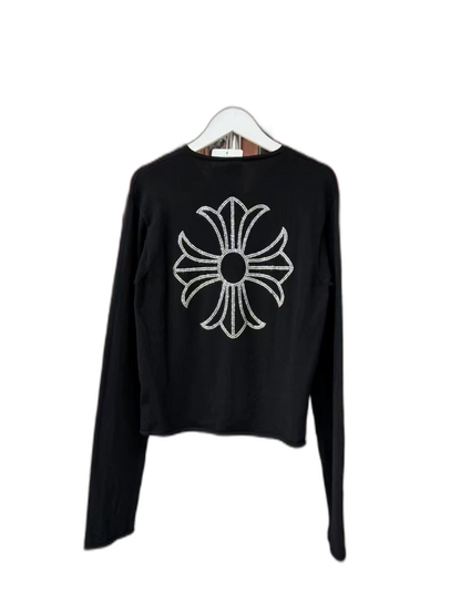 Chrome Hearts Rhinestone Knit Cashmere Sweater