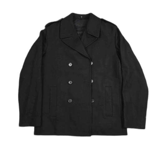 Dior Thick Wool Coat Black Size 50