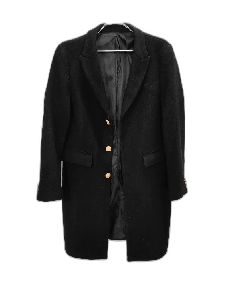 Vintage Dior Black Wool Coat