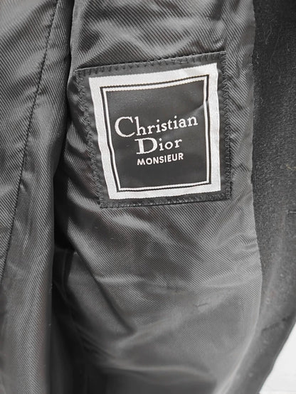 Vintage Dior Black Wool Coat