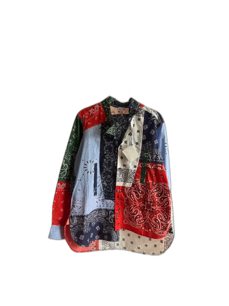 Loewe Asymmetrical Patchwork Shirt