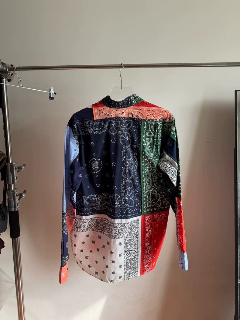 Loewe Asymmetrical Patchwork Shirt