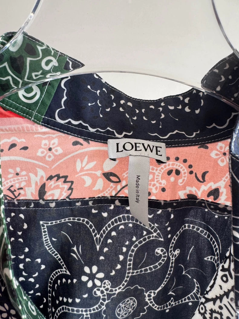 Loewe Asymmetrical Patchwork Shirt