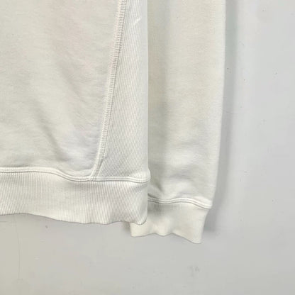 Dior White Logo Embroidered Sweatshirt