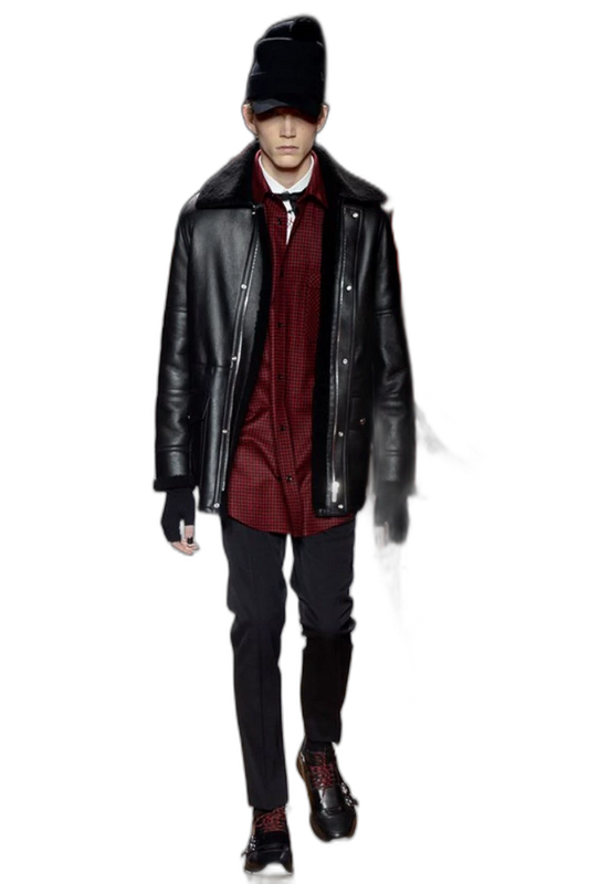 Dior Homme Shearling Leather Jacket