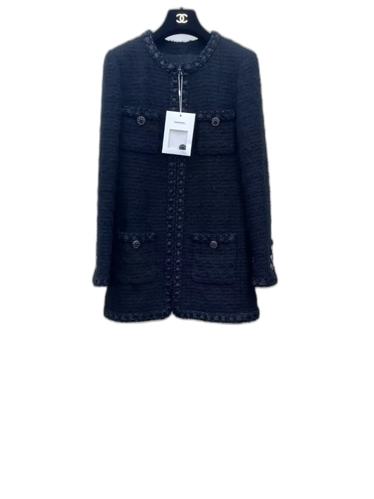 Chanel Black Long Coat