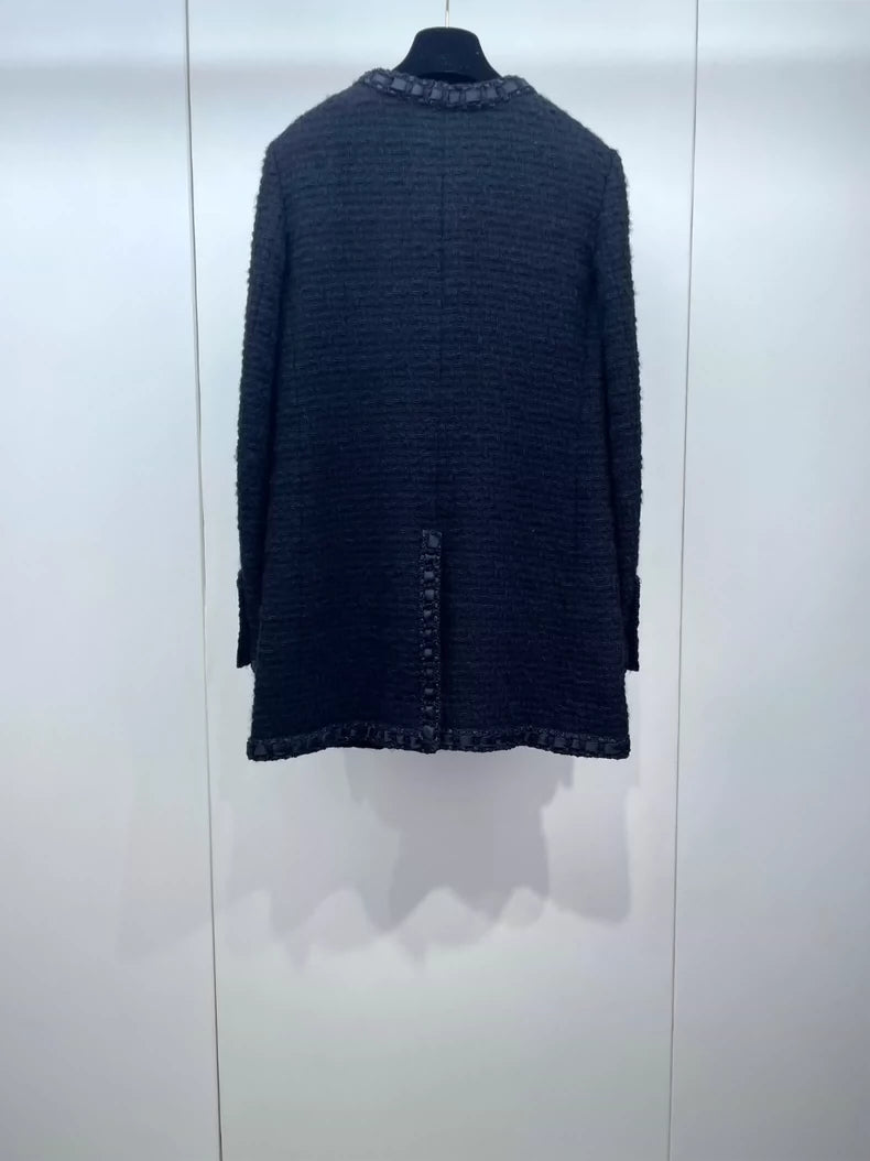 Chanel Black Long Coat