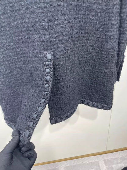 Chanel Black Long Coat